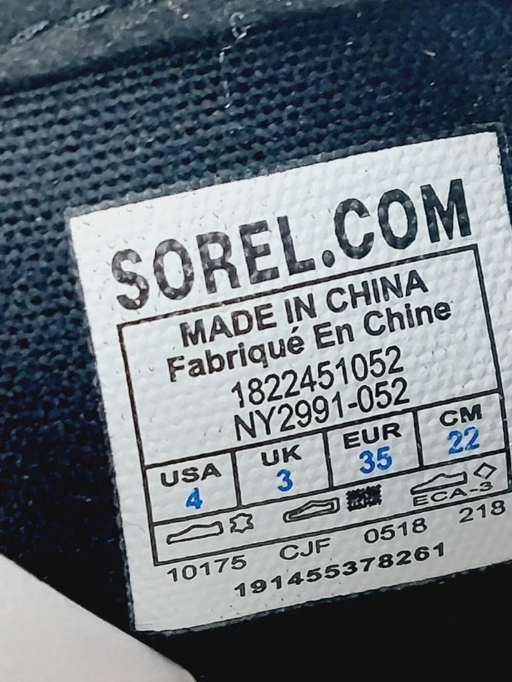 Sorel girl grey